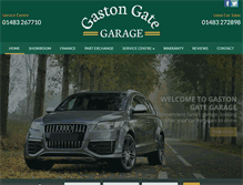 Tablet Screenshot of gastongategarage.co.uk